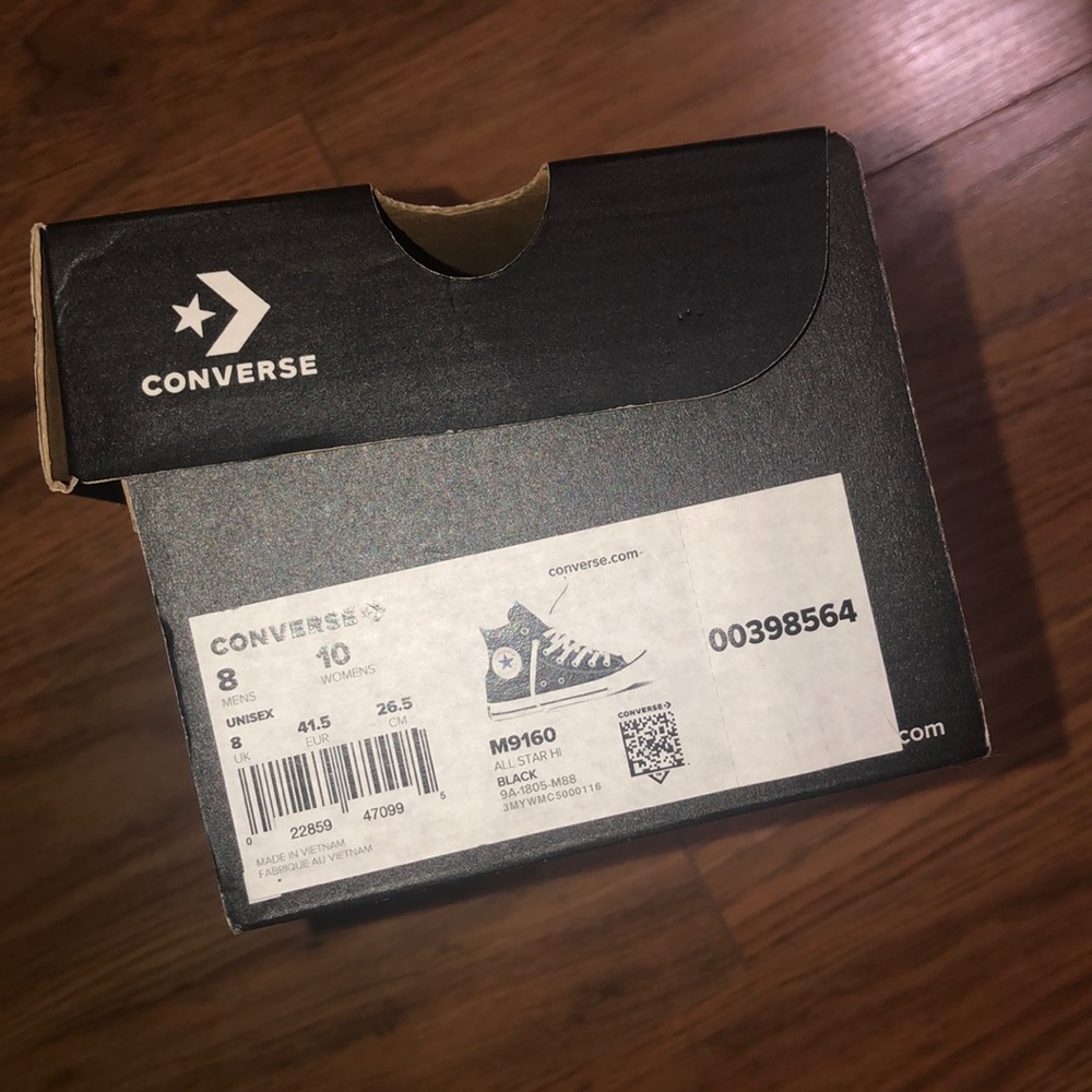 Black converse